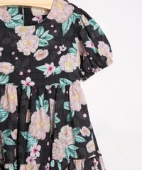 Vestido-Infantil-Estampado-Floral-Manga-Bufante-Preto-9987118-Preto_3