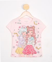 Blusa-Infantil-Manga-Amigas-Manga-Curta-Decote-Redondo-Rosa-9988953-Rosa_1