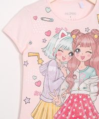 Blusa-Infantil-Manga-Amigas-Manga-Curta-Decote-Redondo-Rosa-9988953-Rosa_4