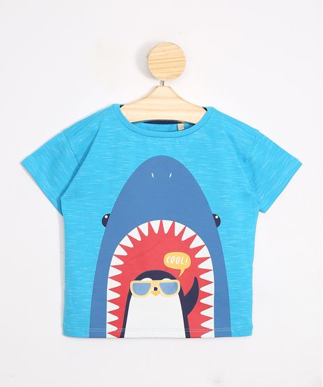 Camiseta-Infantil-Tubarao-e-Pinguim-Manga-Curta-Gola-Careca-Azul-Claro-9977204-Azul_Claro_1