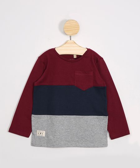Camiseta-Infantil-com-Recortes-e-Bolso-Manga-Longa-Gola-Careca-Vinho-9979071-Vinho_1 Camiseta-Infantil-com-Recortes-e-Bolso-Manga-Longa-Gola-Careca-Vinho-9979071-Vinho_1