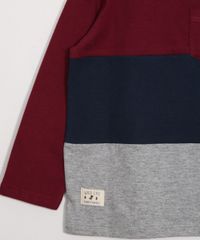 Camiseta-Infantil-com-Recortes-e-Bolso-Manga-Longa-Gola-Careca-Vinho-9979071-Vinho_4
