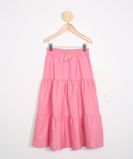 Saia-Infantil-Longa-de-Sarja-com-Linho-e-Recortes-Rosa-9979293-Rosa_1 Saia-Infantil-Longa-de-Sarja-com-Linho-e-Recortes-Rosa-9979293-Rosa_1