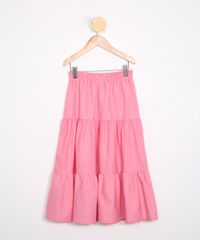 Saia-Infantil-Longa-de-Sarja-com-Linho-e-Recortes-Rosa-9979293-Rosa_2