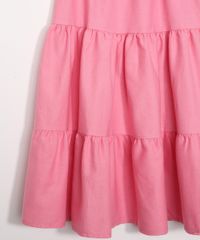 Saia-Infantil-Longa-de-Sarja-com-Linho-e-Recortes-Rosa-9979293-Rosa_4