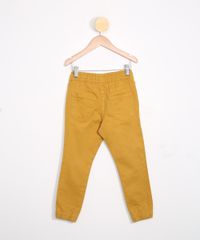 Calca-Infantil-Jogger-de-Sarja-com-Cordao-Mostarda-9988261-Mostarda_2