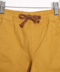 Calca-Infantil-Jogger-de-Sarja-com-Cordao-Mostarda-9988261-Mostarda_4