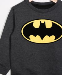 Blusao-Infantil-de-Moletom-Batman-Gola-Careca-Cinza-Mescla-Escuro-9988388-Cinza_Mescla_Escuro_5