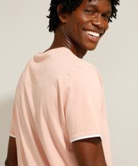 Camiseta-de-Algodao-com-Sobreposicao-Manga-Curta-Gola-Careca-Rose-9990794-Rose_4