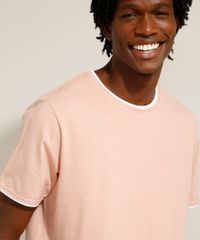 Camiseta-de-Algodao-com-Sobreposicao-Manga-Curta-Gola-Careca-Rose-9990794-Rose_5