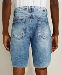 Bermuda-Slim-Jeans-Destroyed-Marmorizada-Azul-Medio-9981439-Azul_Medio_2