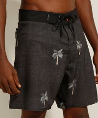 Bermuda-Surf-Estampada-de-Coqueiros-com-Bolso-Preta-9989993-Preto_5