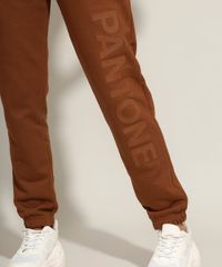 Calca-Jogger-de-Moletom-com-Cordao-e-Bolsos-Cintura-Super-Alta-Pantone-Marrom-9985816-Marrom_4