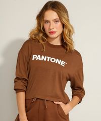 Camiseta-Cropped-Manga-Longa-Decote-Redondo-Pantone-Marrom-9985954-Marrom_1