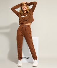 Camiseta-Cropped-Manga-Longa-Decote-Redondo-Pantone-Marrom-9985954-Marrom_3