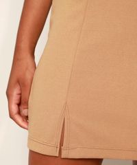Saia-Feminina-Curta-com-Fenda-Caramelo-9975542-Caramelo_5