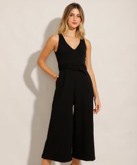 Macacao-Pantacourt-Alfaiataria-com-Bolsos-e-Cinto-Sem-Manga-Preto-9985269-Preto_1