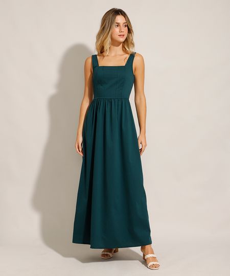 Vestido-Longo-com-Recortes-Alca-Larga-Decote-Reto-Verde-Escuro-9993173-Verde_Escuro_1 Vestido-Longo-com-Recortes-Alca-Larga-Decote-Reto-Verde-Escuro-9993173-Verde_Escuro_1