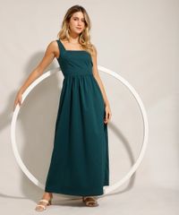 Vestido-Longo-com-Recortes-Alca-Larga-Decote-Reto-Verde-Escuro-9993173-Verde_Escuro_3