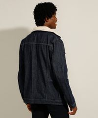 Jaqueta-Trucker-Jeans-com-Bolsos-e-Pelo-Azul-Escuro-9980166-Azul_Escuro_2