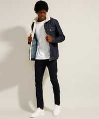 Jaqueta-Trucker-Jeans-com-Bolsos-e-Pelo-Azul-Escuro-9980166-Azul_Escuro_3