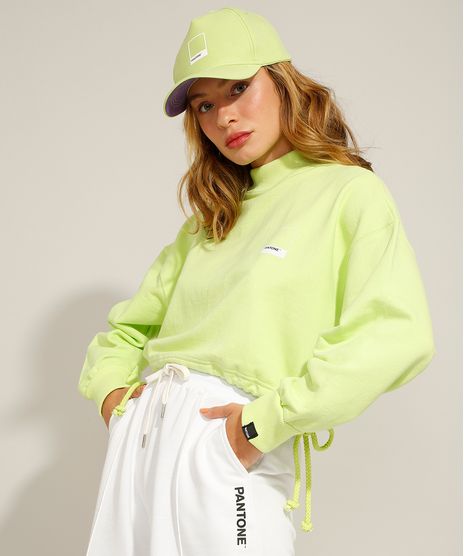 Blusao-Cropped-de-Moletom-com-Cordao-Gola-Alta-Pantone-Verde-9985949-Verde_1