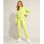 Calca-Jogger-de-Moletom-com-Frisos-Cintura-Super-Alta-Pantone-Verde-9985817-Verde_1