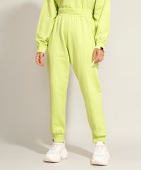 Calca-Jogger-de-Moletom-com-Frisos-Cintura-Super-Alta-Pantone-Verde-9985817-Verde_2