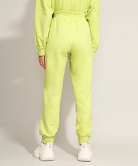Calca-Jogger-de-Moletom-com-Frisos-Cintura-Super-Alta-Pantone-Verde-9985817-Verde_3