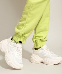 Calca-Jogger-de-Moletom-com-Frisos-Cintura-Super-Alta-Pantone-Verde-9985817-Verde_4