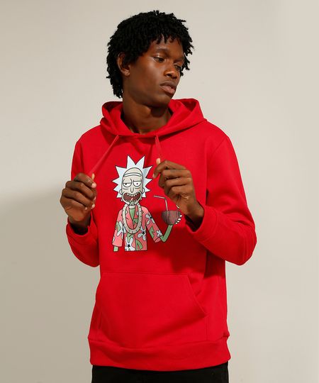 Blusao-de-Moletom-Rick-and-Morty-com-Capuz-e-Bolso-Canguru-Vermelho-9985850-Vermelho_1