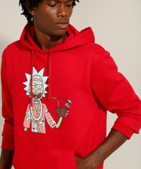 Blusao-de-Moletom-Rick-and-Morty-com-Capuz-e-Bolso-Canguru-Vermelho-9985850-Vermelho_5