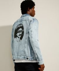 Jaqueta-Trucker-Jeans-Marmorizada-da-Banda-Sex-Pistols-com-Bolsos-e-Puidos-Azul-Claro-9982016-Azul_Claro_2