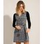Vestido-Envelope-Curto-Estampado-Xadrez-com-Faixa-de-Amarrar-Cinza-9985272-Cinza_1