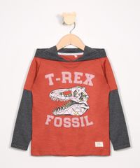 Camiseta-Infantil-T-Rex-com-Capuz-e-Recorte-Manga-Longa-Gola-Careca-Laranja-Escuro-9979967-Laranja_Escuro_1