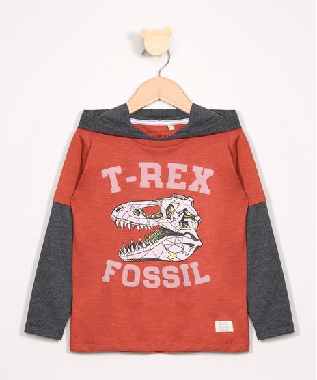 Camiseta-Infantil-T-Rex-com-Capuz-e-Recorte-Manga-Longa-Gola-Careca-Laranja-Escuro-9979967-Laranja_Escuro_1