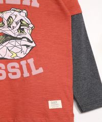 Camiseta-Infantil-T-Rex-com-Capuz-e-Recorte-Manga-Longa-Gola-Careca-Laranja-Escuro-9979967-Laranja_Escuro_5