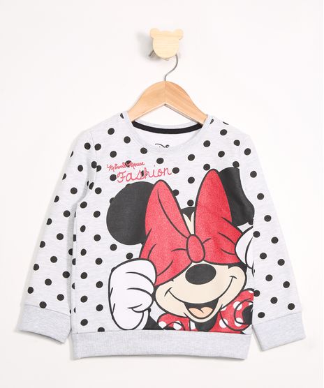 Blusao-Infantil-de-Moletom-Minnie-Estampado-de-Poa-Cinza-Mescla-9987170-Cinza_Mescla_1