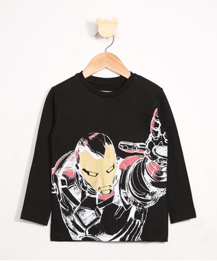 Camiseta-Infantil-Homem-de-Ferro-Manga-Longa-Gola-Careca-Preta-9993459-Preto_1