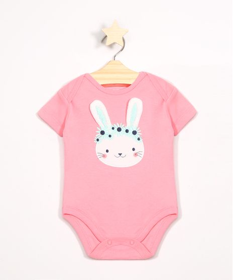 Body-Infantil-Coelhinho-com-Bordado-Manga-Curta-Decote-Redondo-Rosa-9970945-Rosa_1