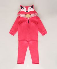 Conjunto-Infantil-de-Fleece-Blusao-com-Capuz-Raposinha---Calca-Jogger-Rosa-Escuro-8946705-Rosa_Escuro_6