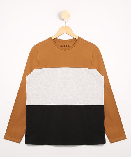 Camiseta-Juvenil-com-Recortes-Manga-Longa-Gola-Careca-Marrom-9993461-Marrom_1 Camiseta-Juvenil-com-Recortes-Manga-Longa-Gola-Careca-Marrom-9993461-Marrom_1