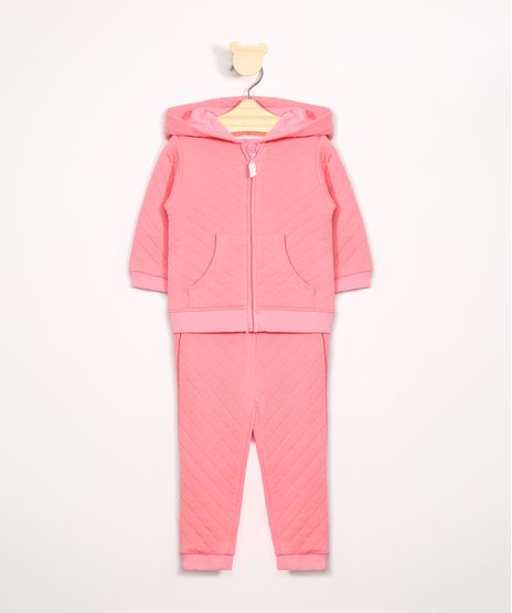 Conjunto-Infantil-de-Moletom-Matelasse-Blusao---Calca-Jogger-Rosa-Medio-9972002-Rosa_Medio_1
