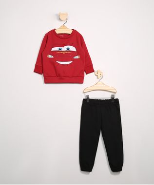 Conjunto-Infantil-de-Moletom-Carros-Blusao-Vermelho---Calca-Jogger-Preto-9976220-Preto_1