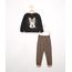Conjunto-Infantil-de-Moletom-Minnie-Blusao-Preto---Calca-Jogger-Estampada-Animal-Print-de-Onca-Bege-9980035-Bege_1
