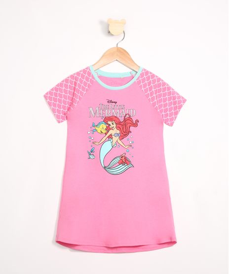 Camisola-Infantil-Raglan-Ariel-Manga-Curta-Decote-Redondo-Rosa-9983168-Rosa_1