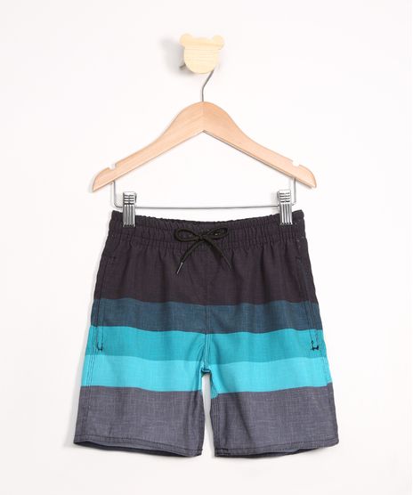 Bermuda-de-Surf-Infantil-Listrada-Preta-9986615-Preto_1
