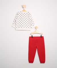 Conjunto-Infantil-de-Moletom-Mulher-Maravilha-Blusao-Off-White---Calca-Jogger-Vermelho-9987343-Vermelho_3