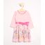 Vestido-Infantil-Estampa-na-Barra-Manga-Longa-com-Faixa-para-Amarrar-Rosa-Claro-9988474-Rosa_Claro_1