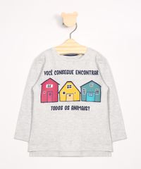 Camiseta-Infantil--Voce-Consegue-Encontrar-Todos-os-Animais---Estampa-Interativa-Manga-Longa-Gola-Careca-Cinza-Mescla-Claro-9977370-Cinza_Mescla_Claro_1